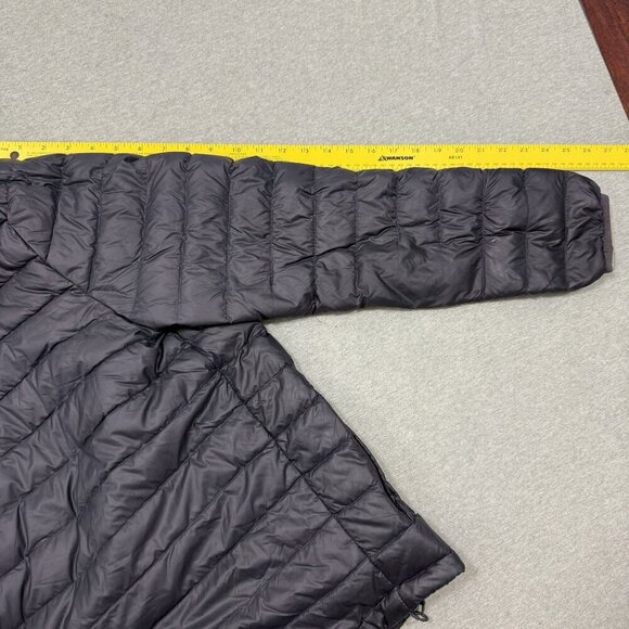 Champion C9 Puffer Jacket Mens Small Black Full Zip Goose Down Feather - Picture 8 of 8